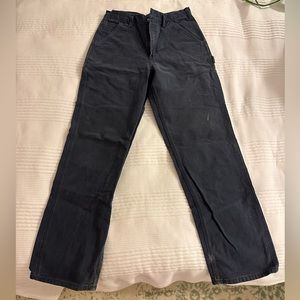 Men’s Carhartt Original Dungaree Fit Canvas Pants (B11) Navy 31x34
